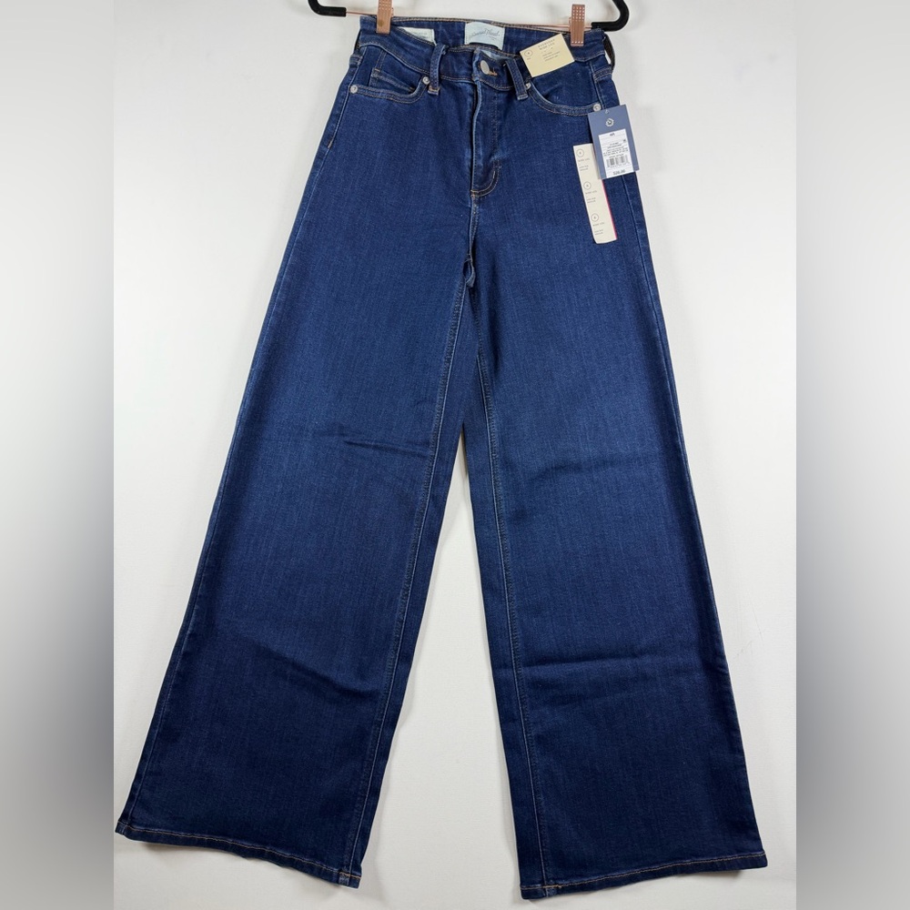 Universal Thread Dark Indigo Wide Leg Jeans - Picture 6 of 15